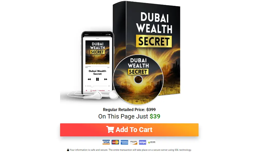 Where to buy Dubai Wealth Secret officially - official website link for the Dubai Wealth Secret audio program